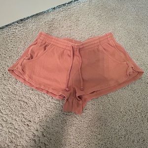 Pacsun tan colored sweat shorts